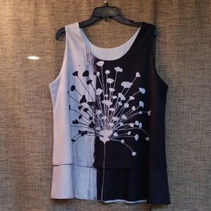 Black and Gray Women's Top